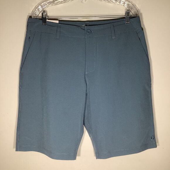 Hang Ten Mens Lightweight Stretch Shorts Blue Size 34‎ (Actual 35) NWT - Picture 2 of 14